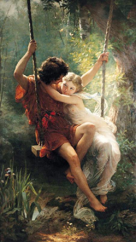 Pierre-Auguste Cot Springtime1 china oil painting image